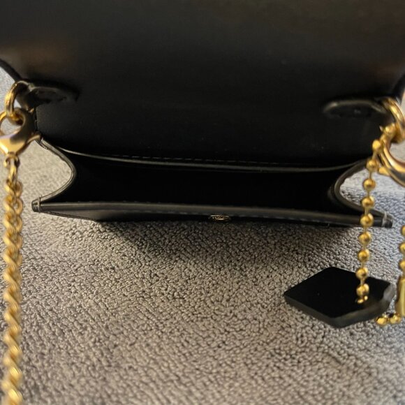 Coach Mini Wallet On A Chain With Leopard Print - NWOT - Picture 3 of 5